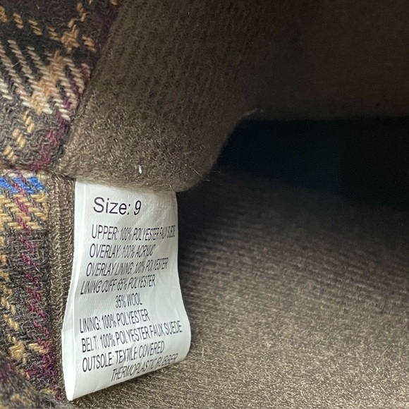 Muk Luks Boots Nikki Belt-Wrapped Taupe Brown Boots Women’s Size 9 - Picture 9 of 15